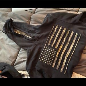 American flag camo hoodie